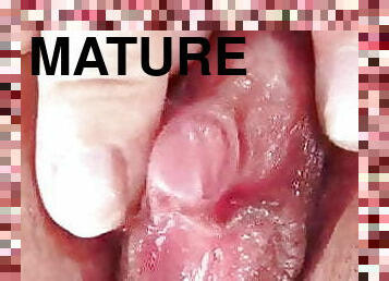 clito, masturbation, mature