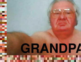 grandpa stroke on webcam