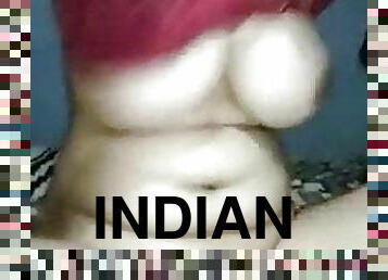 Nude Indian wife showing boobs, ass, pusy
