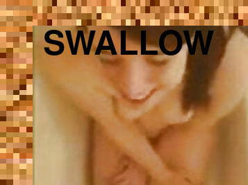 Make my slut girlfriend swallow my pee