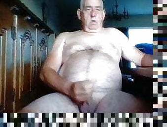 grandpa stroke on webcam