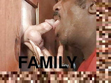 Another White Straight Family Man Serviced by big lip black