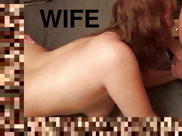 The Wife Enjoys a New Young Friend. MFM MILF