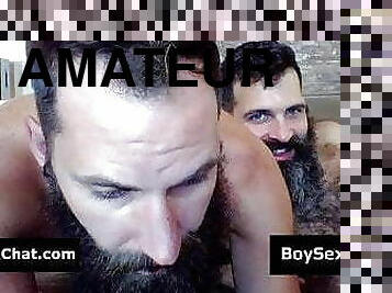 Bearded Guys Fucking on Live