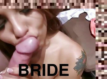 Bride-to-be fucks big dicked stripper
