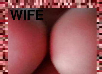 Bbw wife&#039;s tits swinging