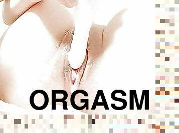 Masturbation orgasm with a lot of cum