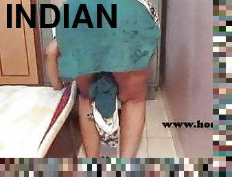 Indian Maid without Bra and Panty