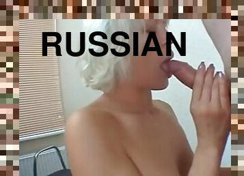 russisk, moden, rolleudvælgelse, blond