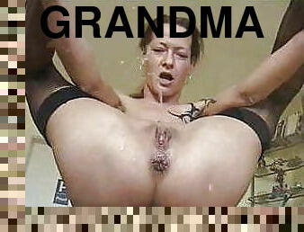 Grandma pees really well