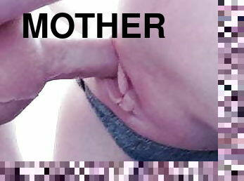 gros-nichons, maman-et-garçon, amateur, ejaculation-sur-le-corps, milf, maison, maman, point-de-vue, blonde, mère