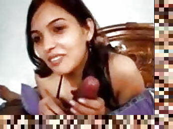 Desi girl dirty talk and play with penis