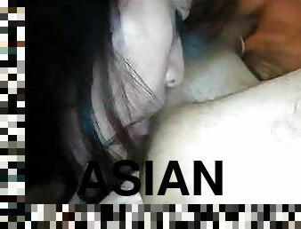 asiatisk, kone, amatør, eldre, blowjob, milf, tenåring, hjemmelaget, mamma, cougar