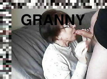 Granny gets a facial