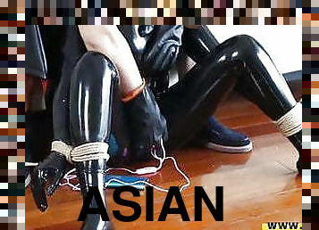 asiatisk, onani, orgasme, teenager, japans, massage, bdsm, perverst, fetish, latex