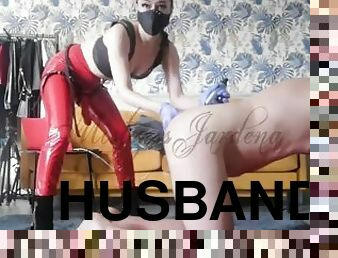 Ass training for nasty husband slave - full clip on my Onlyfans (link in bio)