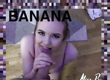 Miss Banana - Slap Me And Cum On My Face! Deepthroat