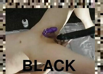 Lisa gets Verbal telling me what to do with the Big Black Mamba dildo