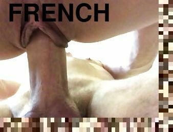 French Milf films herself fucked in chic hotel extreme close up