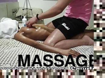Massage of squirting #8 part 2 Ebony squirt