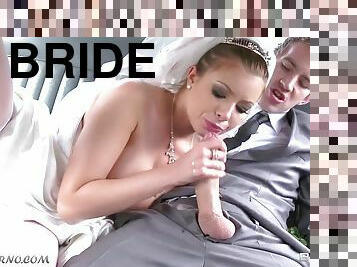 Driver Fuck Brides Ass On The Way To The Wedding