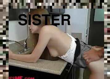 Stuck Step Sis "Just Hurry Up And Cum Inside Me Then Get Me Out Of Here