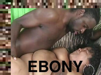 FuckFatties - SSBBW Ebony Gets Easily Man Handled By BBC