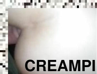 Anal creampie