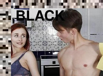 FIST4K Brave woman in black stockings receives thrills from fisting