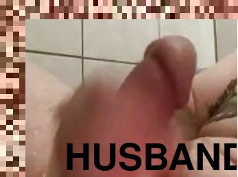 Husband solo in the shower ????????