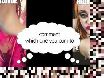 Comment which one made you cum BLONDE OR REDHEAD Straight Version