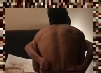 Wild night with my best friend on a hotel… he fucks me bareback