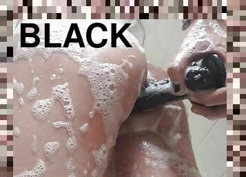 Smol Sissy Deep Cleans Her Ass in the Shower