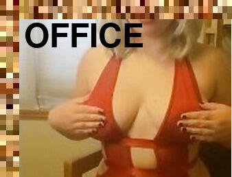 pov office girl makes coworker submit to her