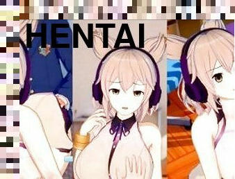 masaje, anime, hentai