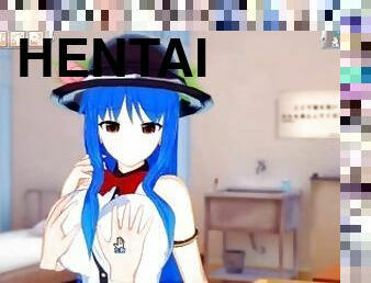 ????????????? ??????3DCG?????(??Project)[Hentai Game Koikatsu! Touhou Tenshi Hinanawi(Anime 3DCG Vid