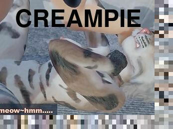 orgamus, dilettant, creampie