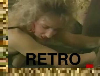 lesbisk, pornostjerne, retro, blond