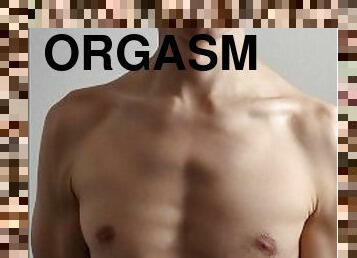 ASMR Male mouning doing himself fast to orgasm