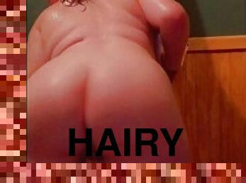 Hairy vs Shaved Shower Tease