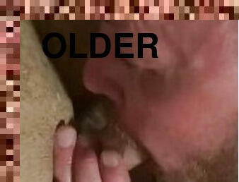 Straight guy gets his cock sucked for the first time by older gay friend!