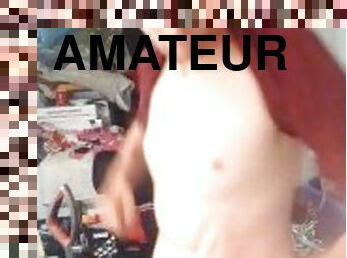 amatør, moden, bøsse, webcam, fetish, solo