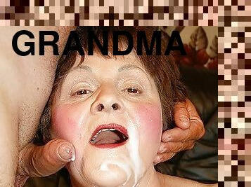 chubby grandma gets rough fucked