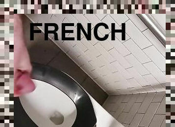 Horney French man in court masturbating last message to Girlfriend