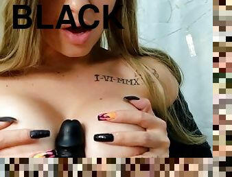Enjoying a black cock between my tits and then in my tight pussy Latina POV big tits