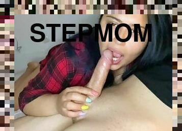 stepmom helps me cum after class! 4k