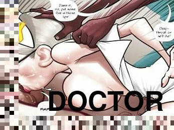 perawat, blowjob-seks-dengan-mengisap-penis, dokter, penis-besar, jenis-pornografi-animasi, bokong, rumah-sakit, penis
