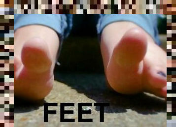 Giantess Stomps on Tiny With Bare Feet (Giantess, Feet) PREVIEW