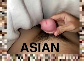 Asian boy jerks off in secret DO NOT CUM WHEN WATCHING