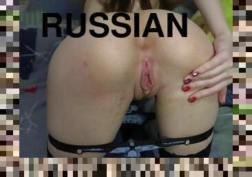 Cute Russian Masturbates When Alone At Home